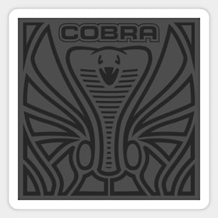 Cobra Hood Art (Ghost on Dark Gray) Magnet
